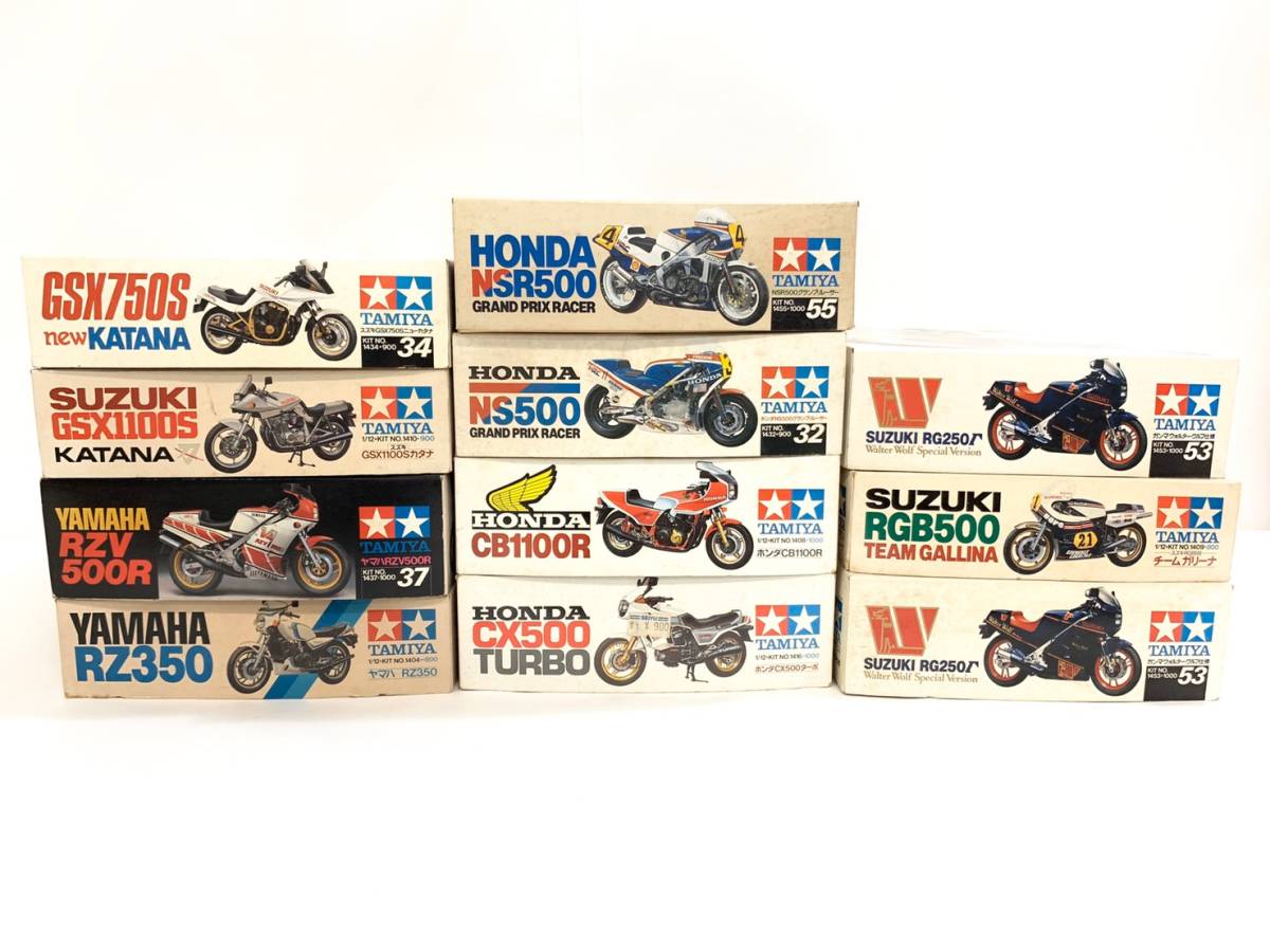  3 TAMIYA/タミヤ プラモ11点おまとめ 1/12 オートバイシリーズ ヤマハ/スズキ/ホンダ/ガリーナ/ガンマ/カタナ/RZ/CX/CB 模型 KD(オートバイ)｜売買されたオークション情報、yahooの商品情報をアーカ その他