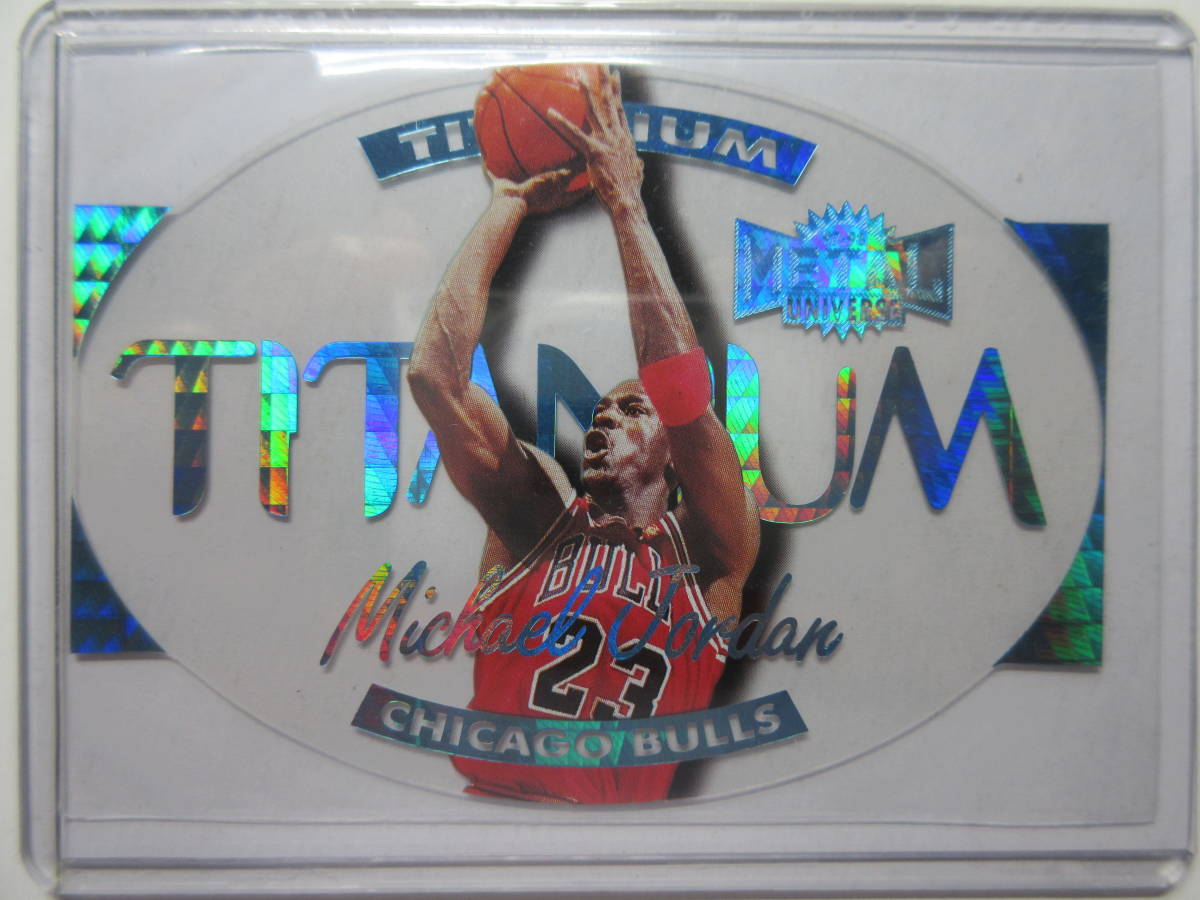 高騰 ＄2000 1997-98 Metal Universe Titanium #1 Michael Jordan Bulls マイケル ジョーダン ブルズ MVP バスケットボール殿堂(Fleer、Sky Box)｜売買されたオークション情報、yahooの商品情報をアーカイブ公開 - オ Fleer、Sky Box