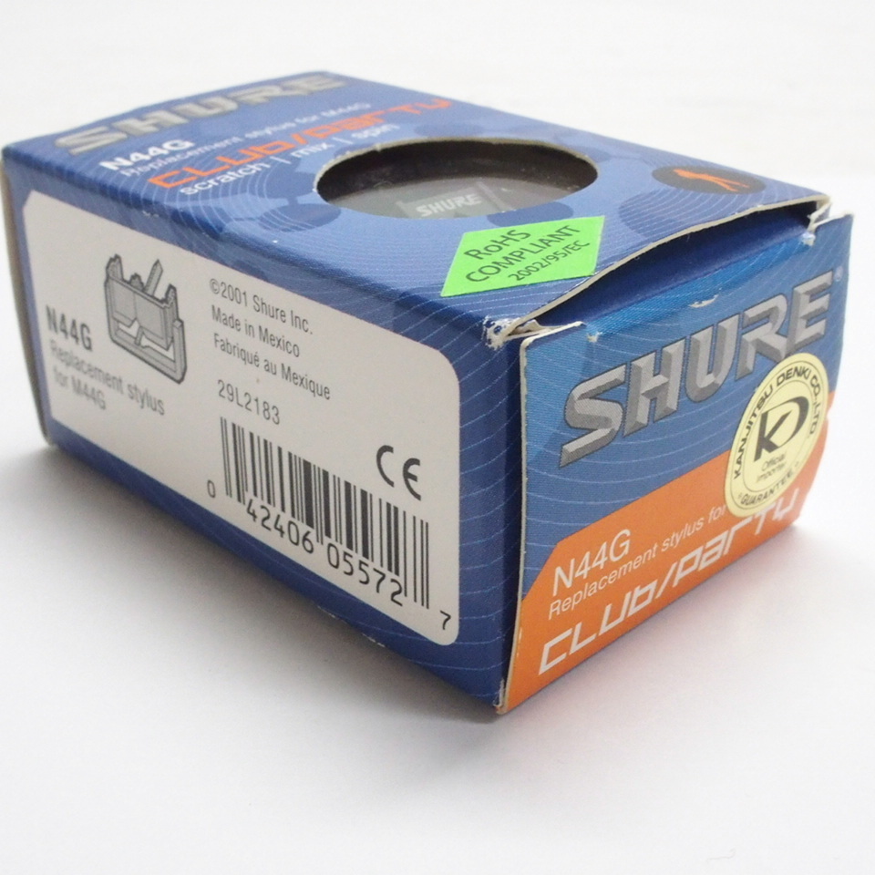 SHURE N44G | : 交換針 JICO 国内 フォノグラフ カートリッジ用 シュア