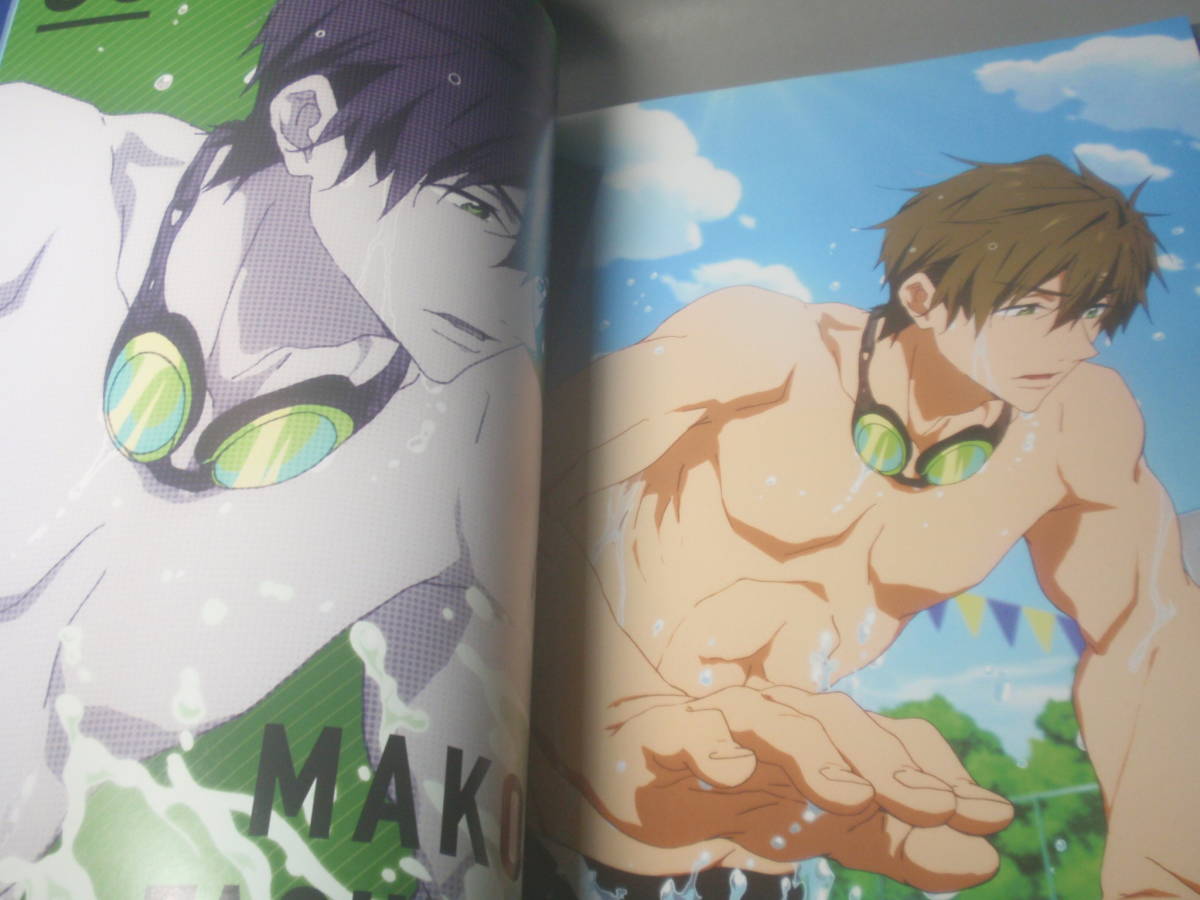京アニ Free Illustrations Works ES HighSpeed Clear blue Series 
