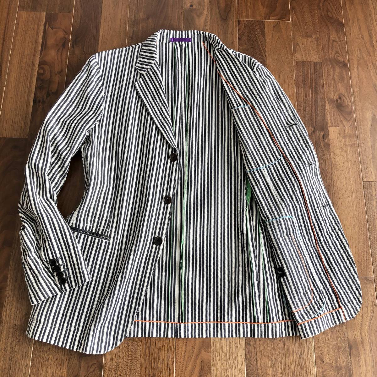 イタリア製生地・シアサッカー】Paul SmithテーラードチェックM