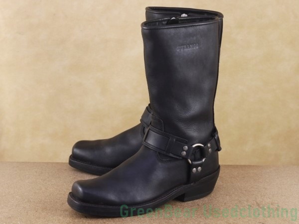 J775◇レディース【DURANGO】リングブーツ 黒 ブラック 7.5D 25cm(25.0 
