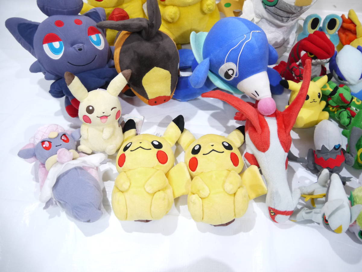 6643t ポケットモンスター ぬいぐるみ 大量まとめて約34点 ポケモンセンター多数 ピカチュウ イーブイ レックウザ グラードン シェイミ 街シリーズ 売買されたオークション情報 Yahooの商品情報をアーカイブ公開 オークファン Aucfan Com