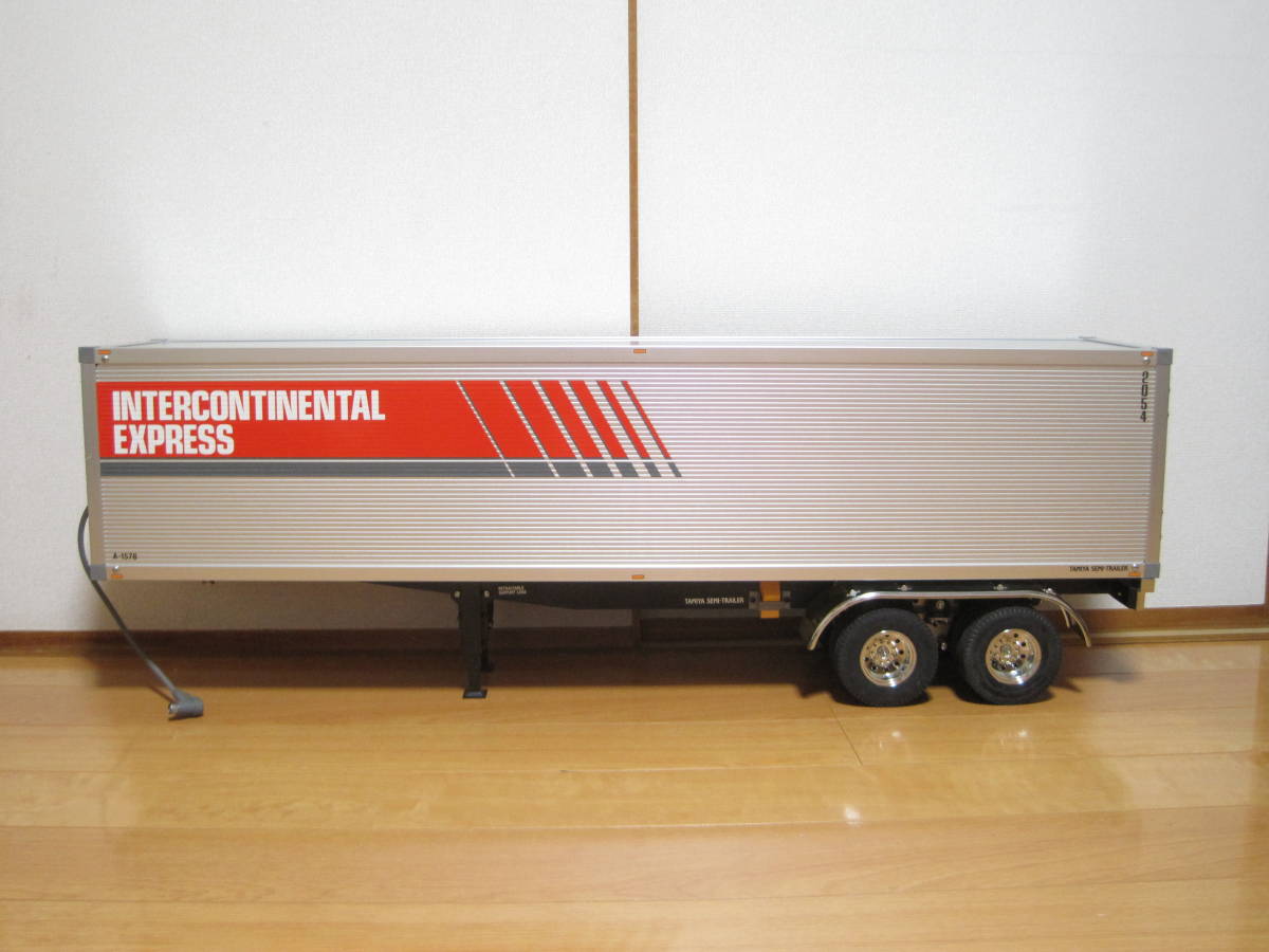 ☆美品!! 1/14RC トレーラートラック用 パネルバン セミトレーラー