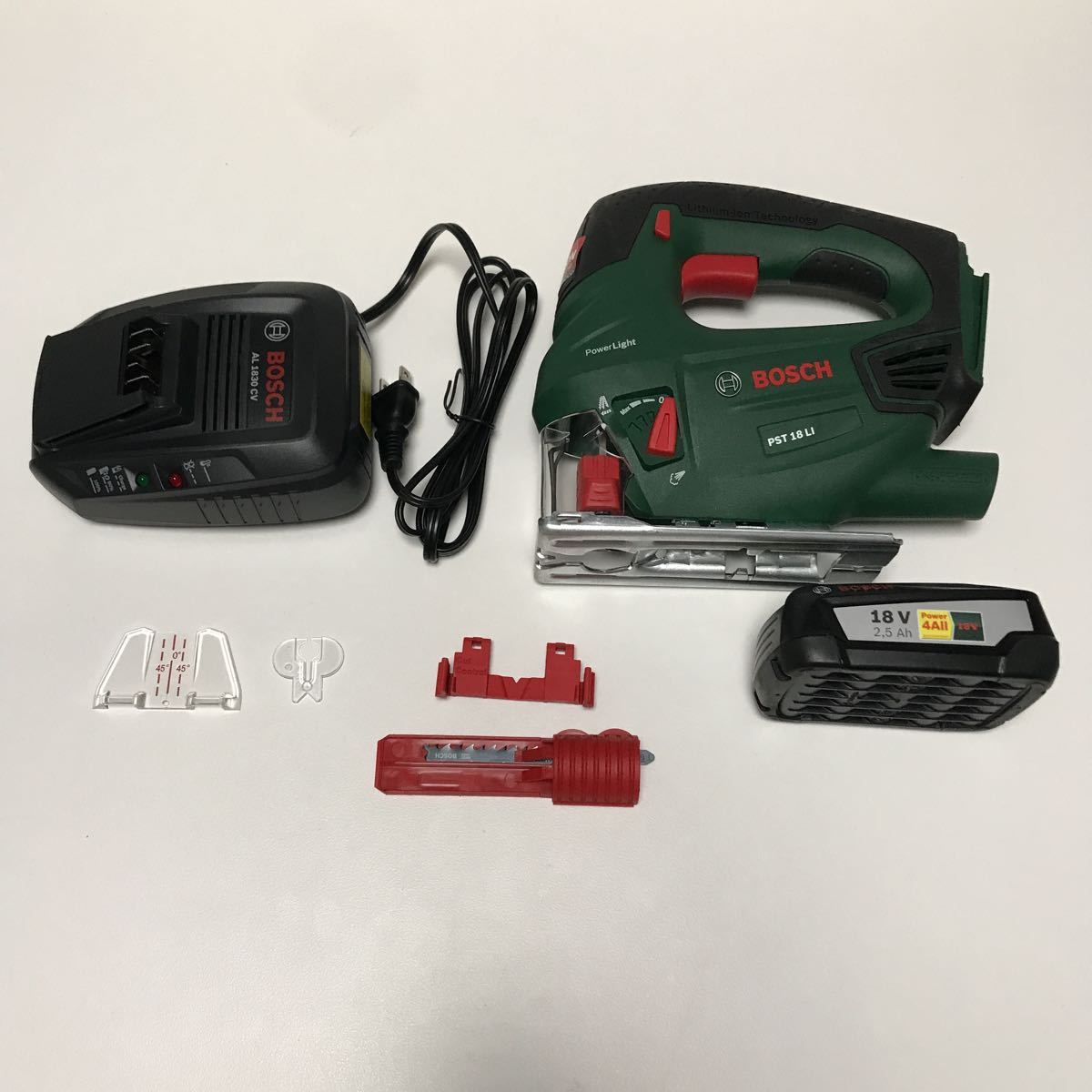  ボッシュ BOSCH 18Vリチウムイオンバッテリージグソー PST18LI 品(ジグソー、電気のこぎり)｜売買されたオークション情報、yahooの商品情報をアーカイブ公開 - オークファン 木工用