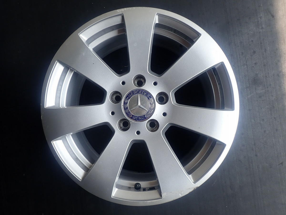 送料無料！ベンツ Cクラス W204 純正 16インチ 6J +39 PCD112 5H