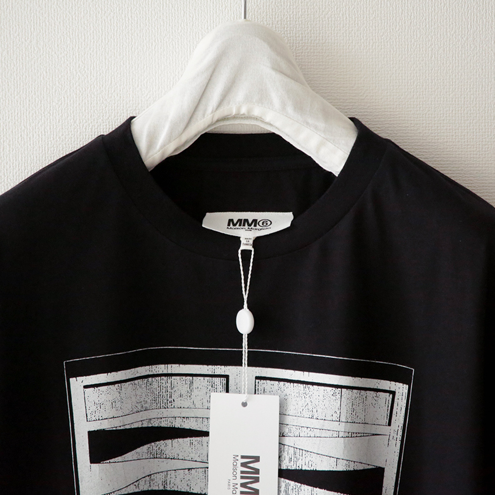 MM6 メゾン マルジェラ バックギャモン プリント Tシャツ カットソー