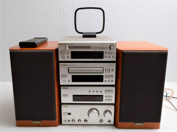 H001M3E//ONKYO オンキョー システムコンポ /A-907X MD-105X T-405X C