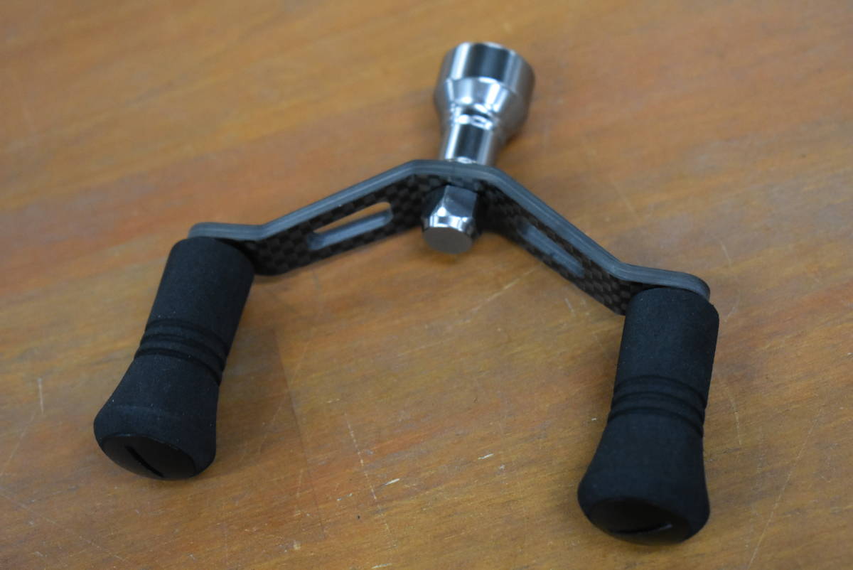 セール，HOT 品 ダイワ用 スピニング カーボン ダブルハンドル 右 専用 カルディア フリームス ルビアス バリスティック エメラルダス等(ダイワ)｜売買されたオークション情報、yahooの商品情報をアーカ ダイワ