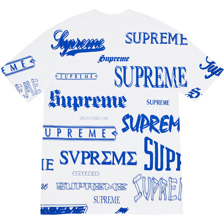 Supreme Multi Logo Tee 白 M シュプリーム マルチ ロゴ 2020fw 20fw 20aw マルチロゴ Tシャツ ホワイト 新作 Supreme Logo | マルチロゴ Tシャツ Parallel
