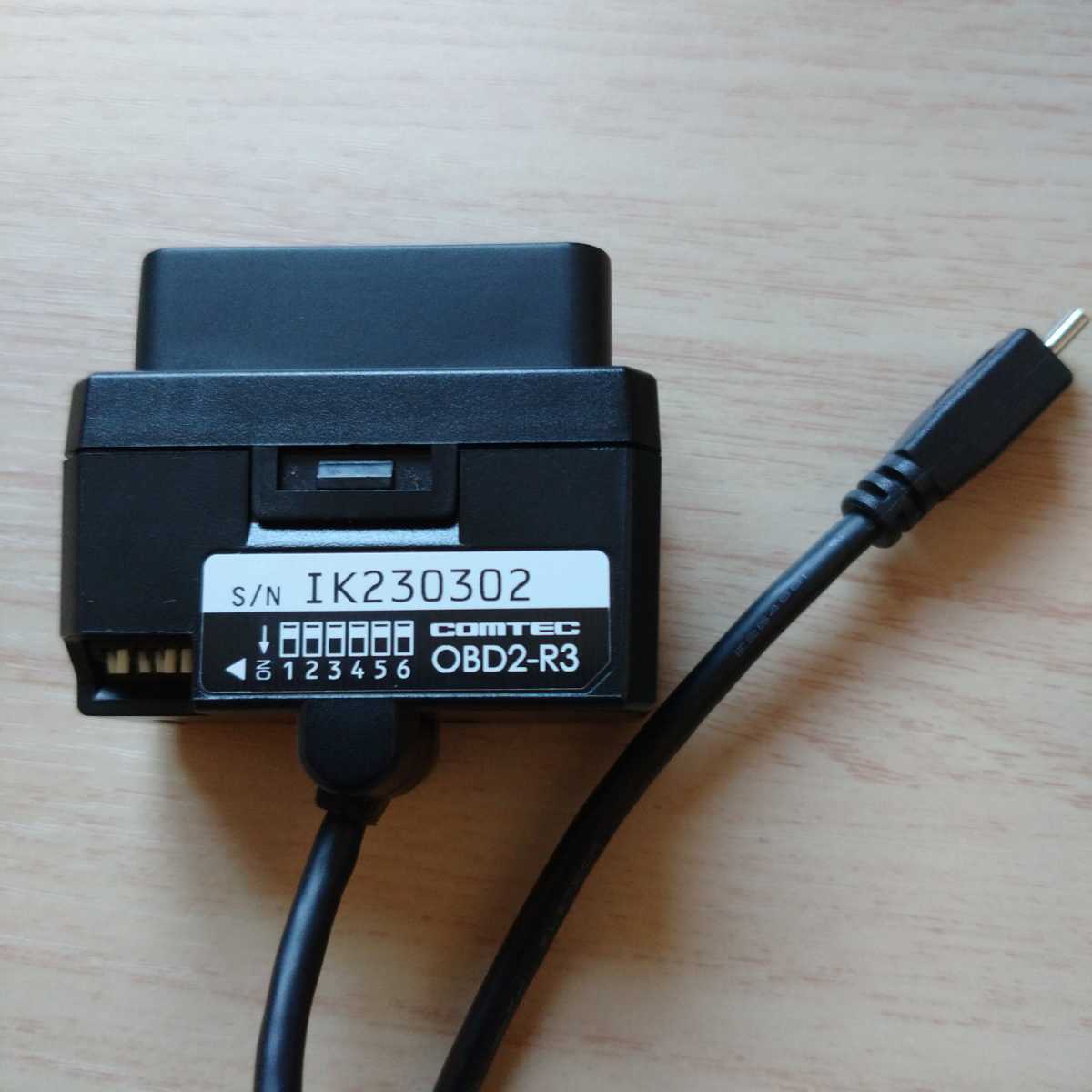 1円 中古 コムテック ZEROシリーズ用OBDII接続アダプター OBD2-R2
