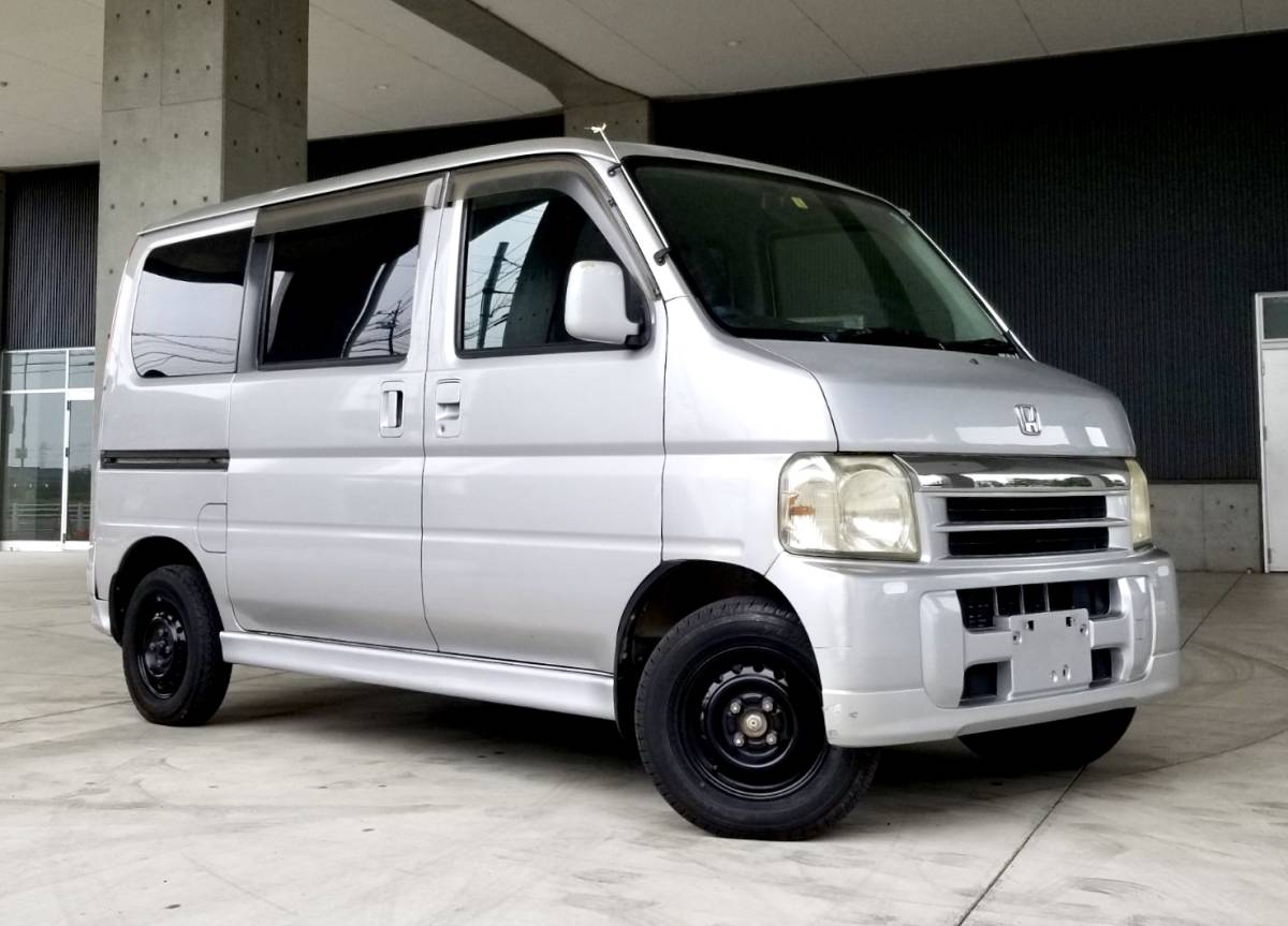 ホンダ バモス ☆H15年式 ホビオL☆車検4年10月☆ナビ 上級 4WD 