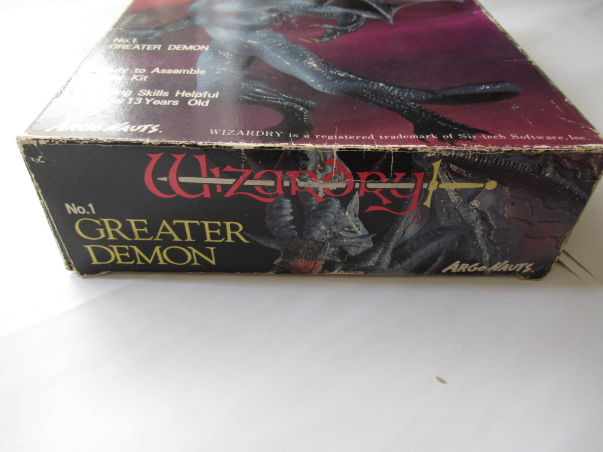 アルゴノーツ製 Wizardry グレーターデーモン ガレージキット 未組立品 アルゴノーツ ウィザードリィ No.1 グレーターデーモン ガレージキット