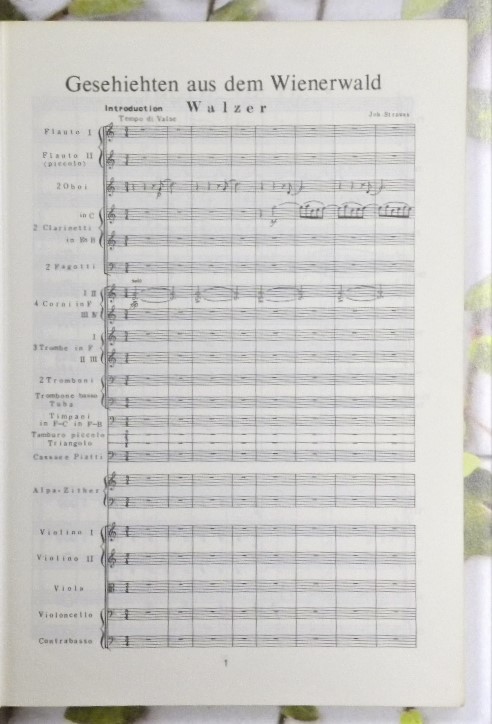 オーケストラ スコア Strauss Op 325 ワルツ ウィンナの森の物語 作品第 325 日本楽譜出版社 オーケストラスコア 売買されたオークション情報 Yahooの商品情報をアーカイブ公開 オークファン Aucfan Com