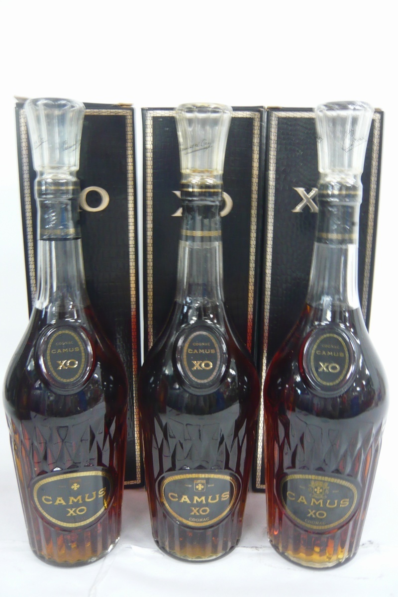 【品質保証，お買い得】 1円 おたからや K0728-09 カミュCAMUS XO ロングネック 40％ 700ml コニャックCOGNAC 3本セット(カミュ)｜売買されたオークション情報、yahooの商品情報をアーカイブ公開 - オークファン コニャック
