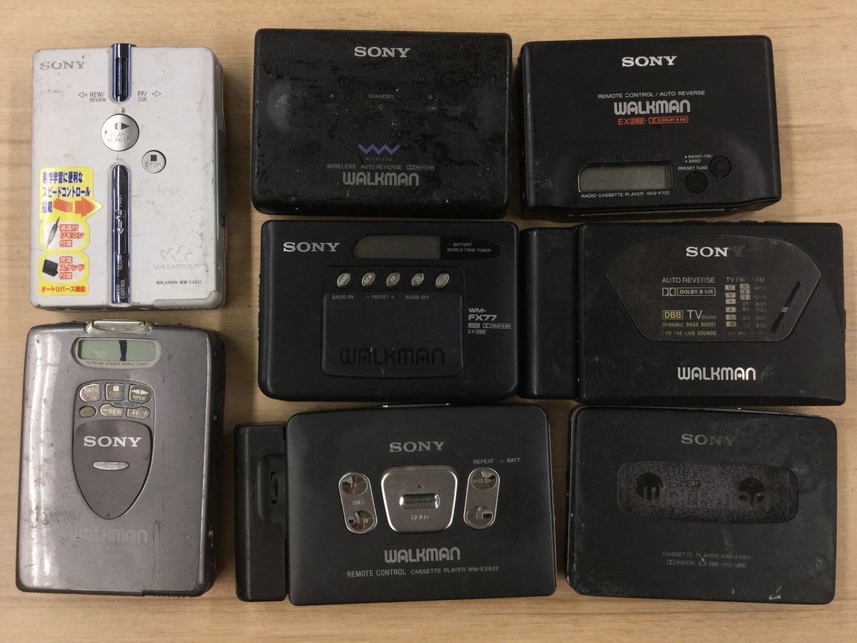 9011W] SONY WM-FX2 WM-FX77 WM-EX651 WM-EX622 他 カセットプレーヤー