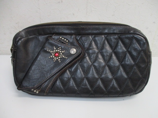 THE FLAT HEAD レザー ワンショルダー ボディバッグ 中古 フラット