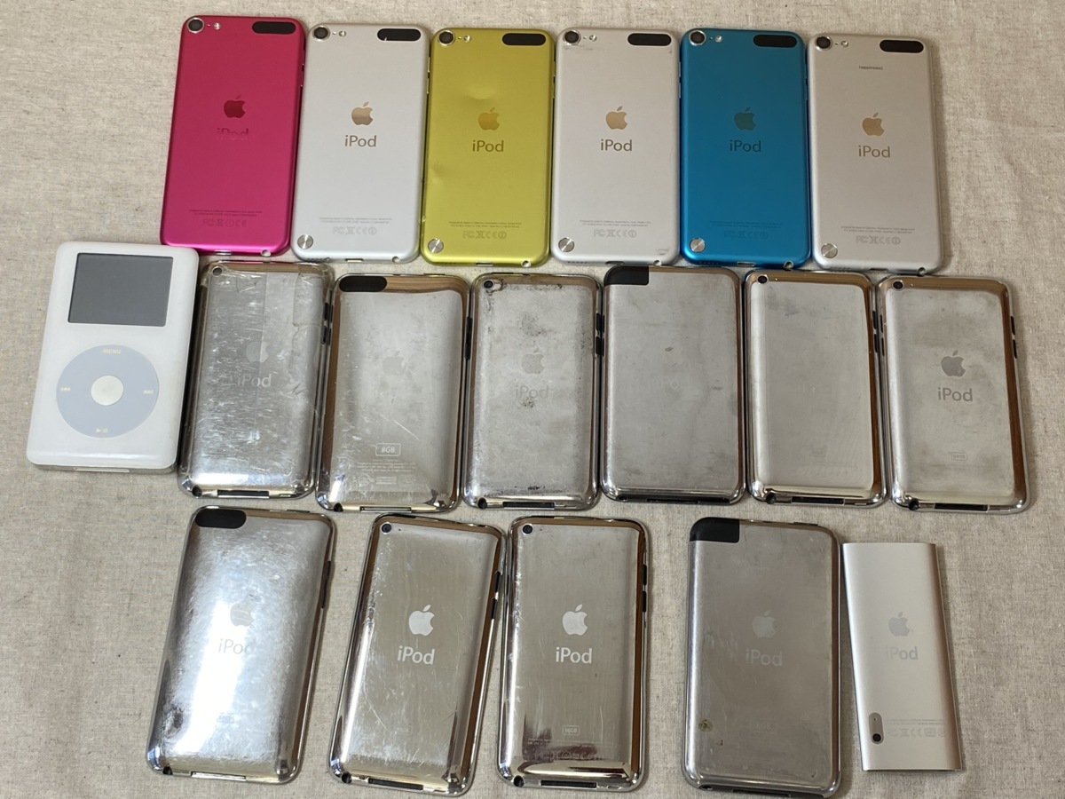 ジャンク☆まとめ売り【中古V6490】アップル iPod 18台セット touch