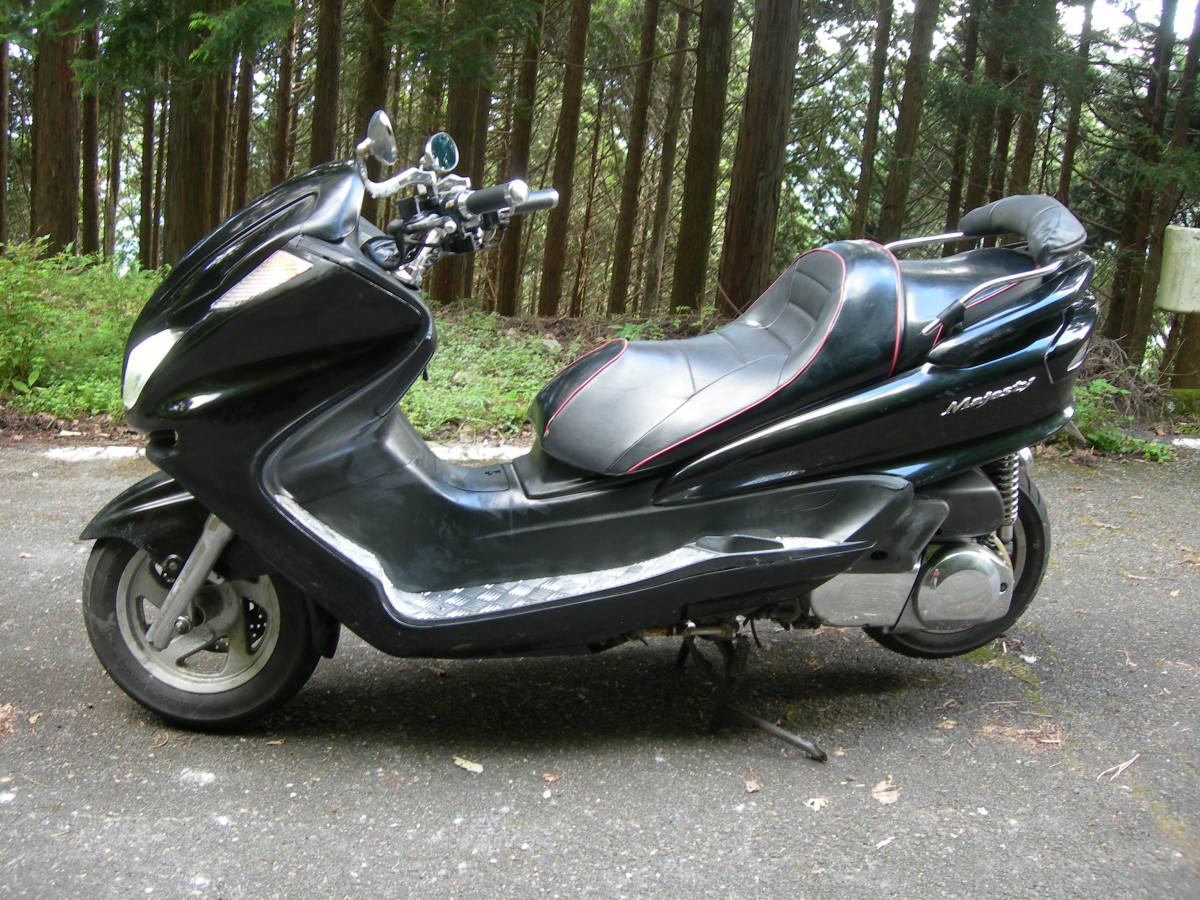 YAMAHA マジェスティ250 SG03J 5連メーターLEDライト自賠令和4年8