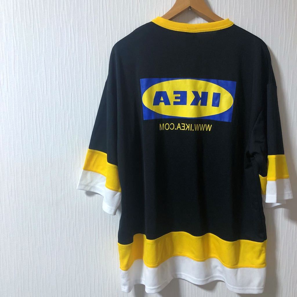 Ikea イケア Tシャツ ロゴ 企業ロゴ Mサイズ 反転 文字 ロゴ 売買されたオークション情報 Yahooの商品情報をアーカイブ公開 オークファン Aucfan Com
