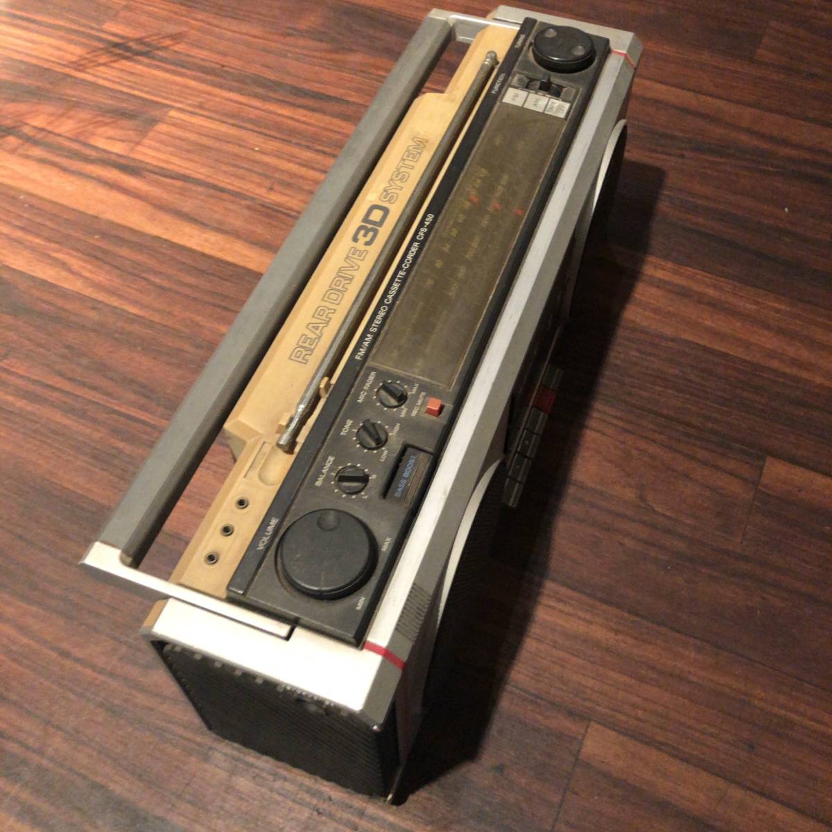 レア!実動品ソニーSONYラジカセCFS-450 REARDRIVE 3D SYSTEMレトロ