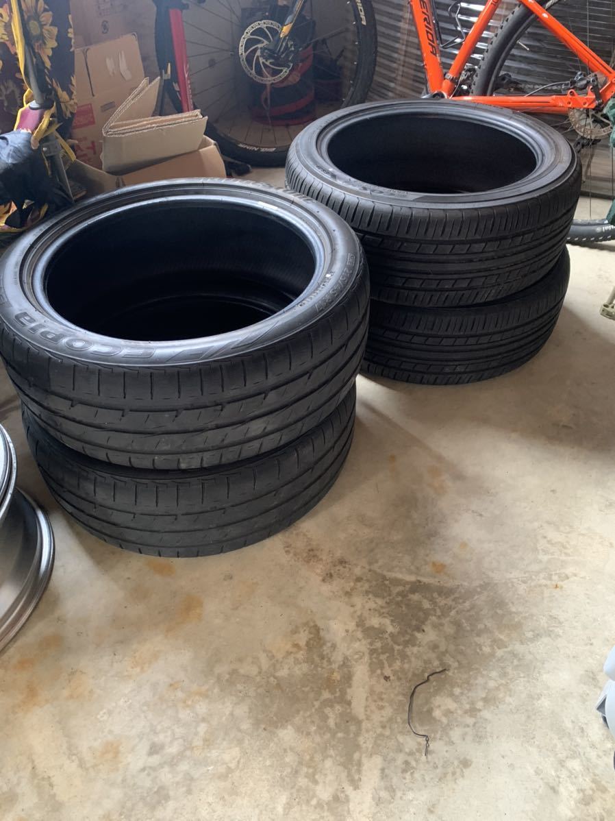 215⁄45R17 ブリヂストン 2本 中古タイヤ 0 タイヤ 87W 1 2本セット TURANZA