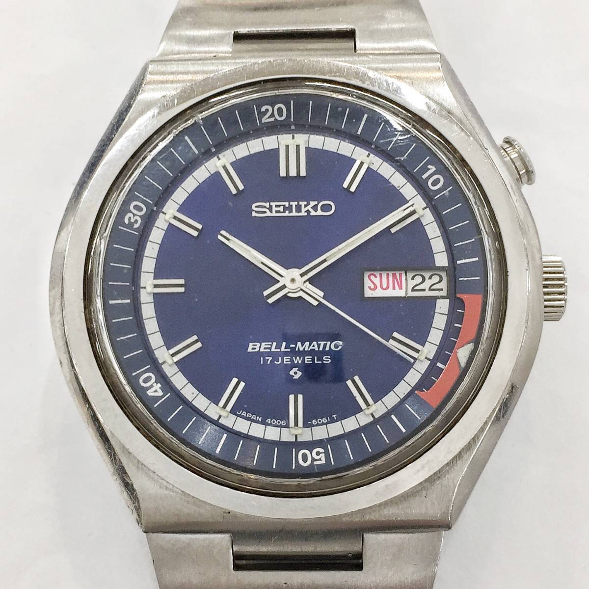 稼働品!! SEIKO/セイコー BELL-MATIC/ベルマチック 17石 4006-6040 