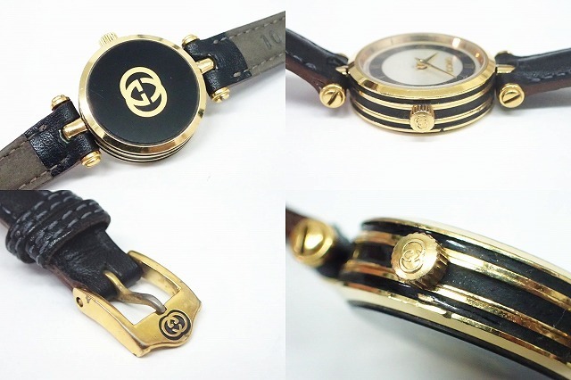 GUCCI】グッチ レディース腕時計 シェリーライン クオーツ ジャンク品