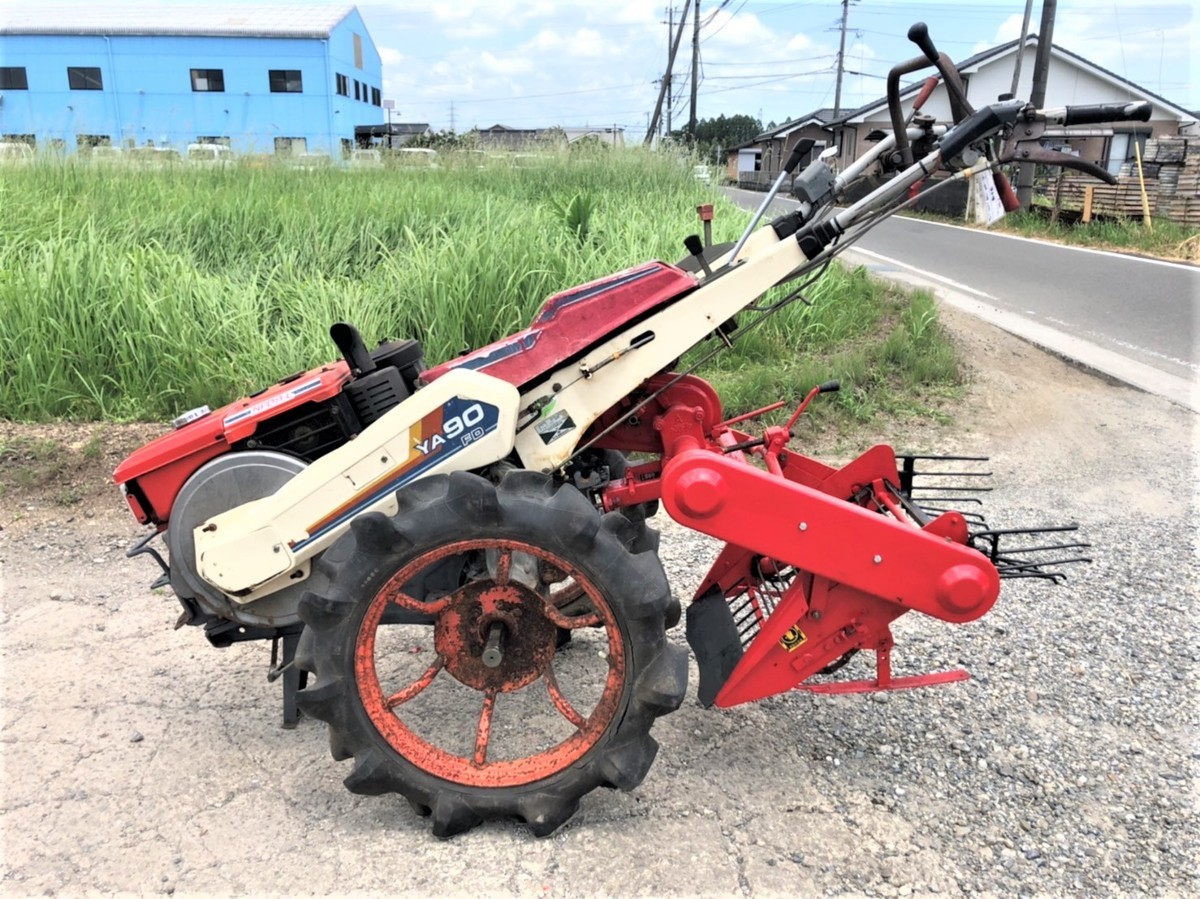ヤンマー ディーゼル耕運機 YA90 芋掘り取り機付 9馬力 芋掘り 甘藷