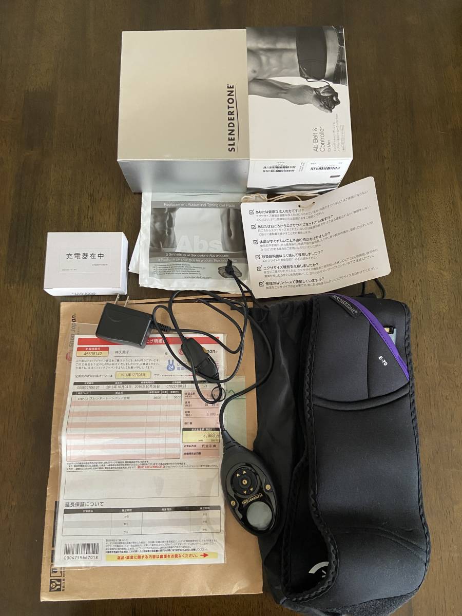 【格安，送料無料】 スレンダートーン プレミアム ショップジャパン購入 アブベルト 男性用 腹筋 EMS 替えシート付 ダイエット 筋トレ(その他)｜売買されたオークション情報、yahooの商品情報をアーカイブ公開 - その他