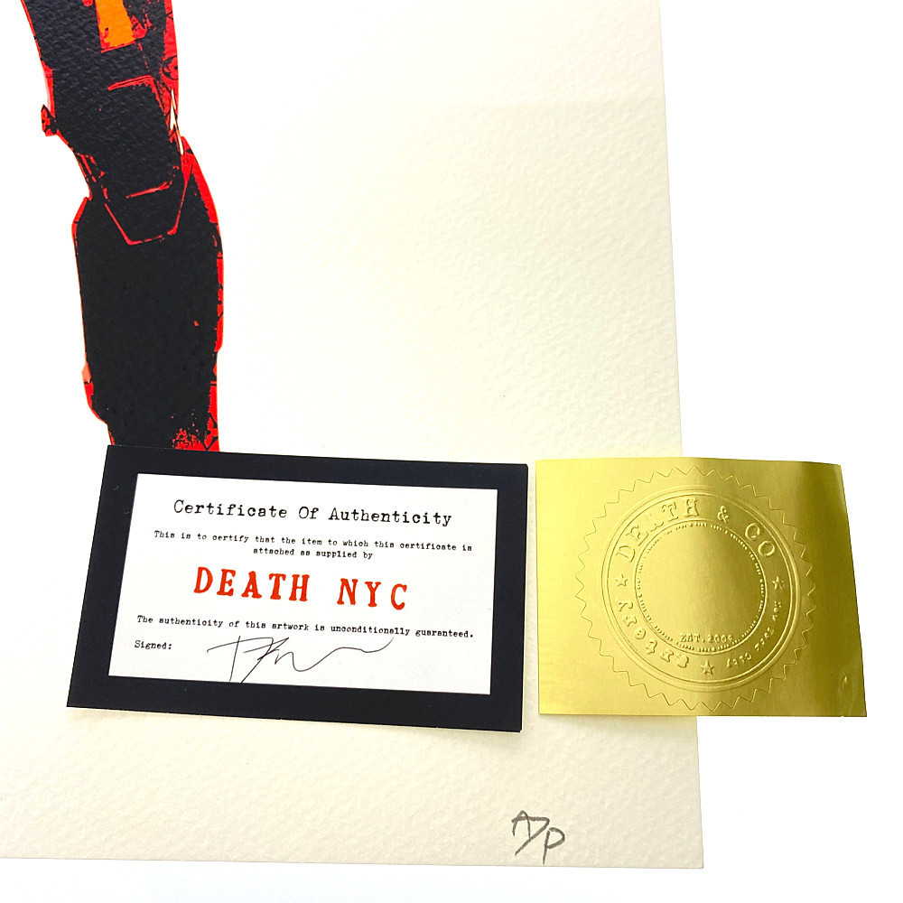 1円□DEATH NYC アイアンマン×ルイヴィトンポスター/レッド/ホワイト