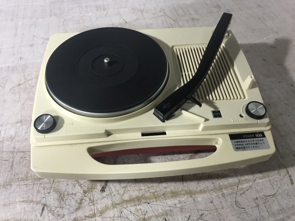 レコード ナショナル レコードプレーヤー 昭和レトロ レトロでカワイイ