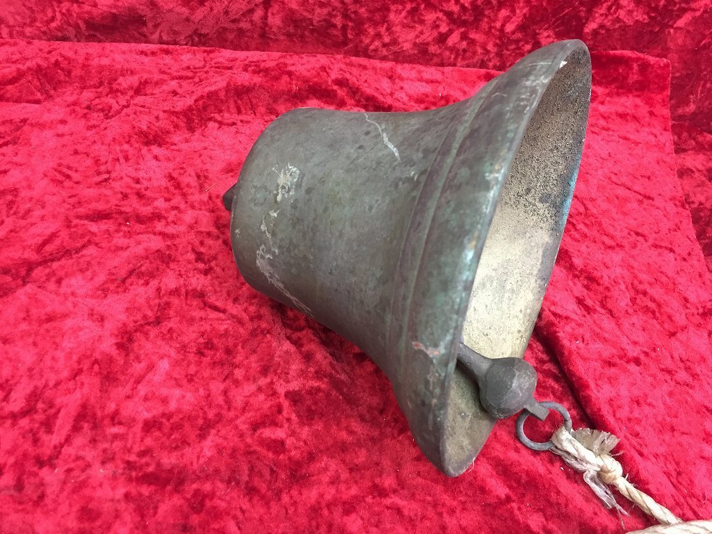 舶用法定備品 号鐘 真鍮製 18-724 ◎R 船具用品 ボート用品 マリンベル