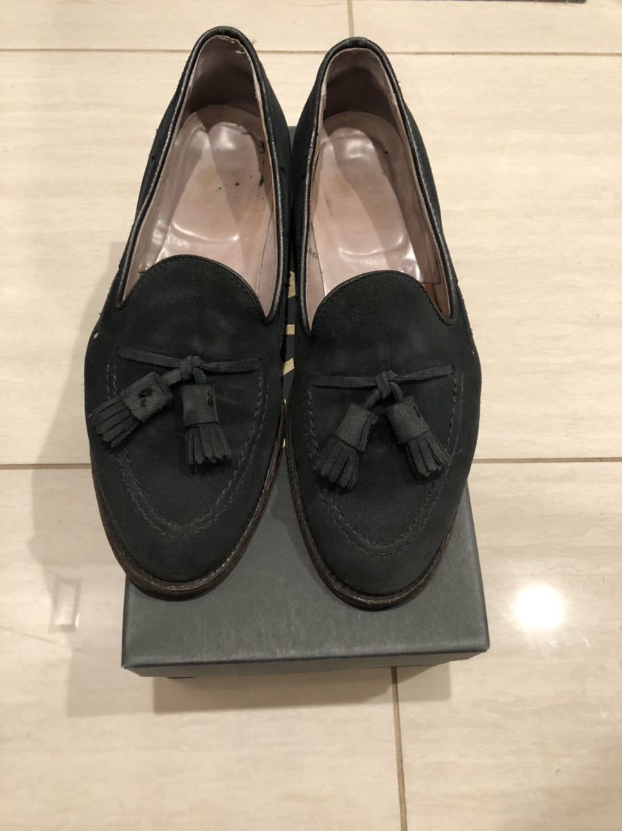 オールデン | タッセルローファー ALDEN ネイビー ネイビースエード 美