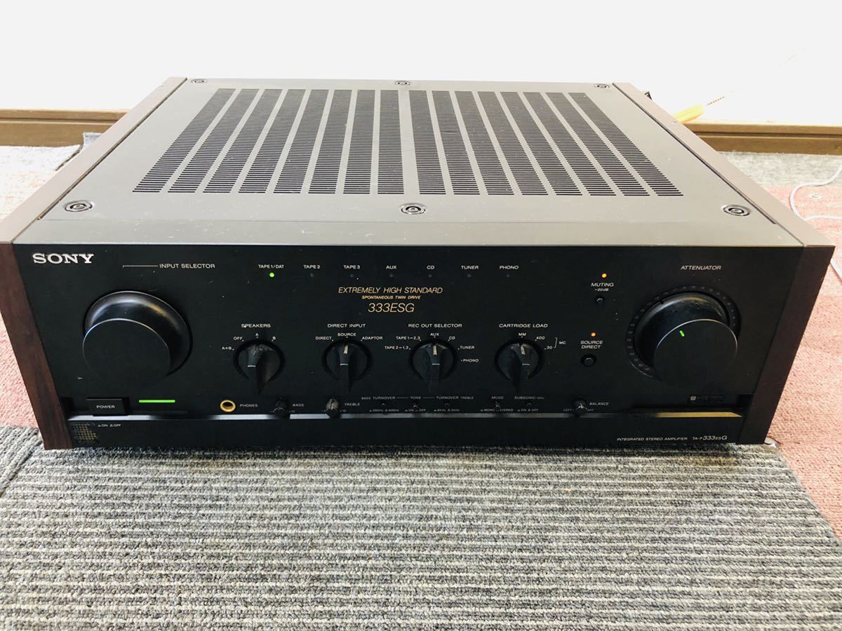 中古】SONY プリメインアンプ TA-F333ESG ジャンク SONY ソニー アンプ