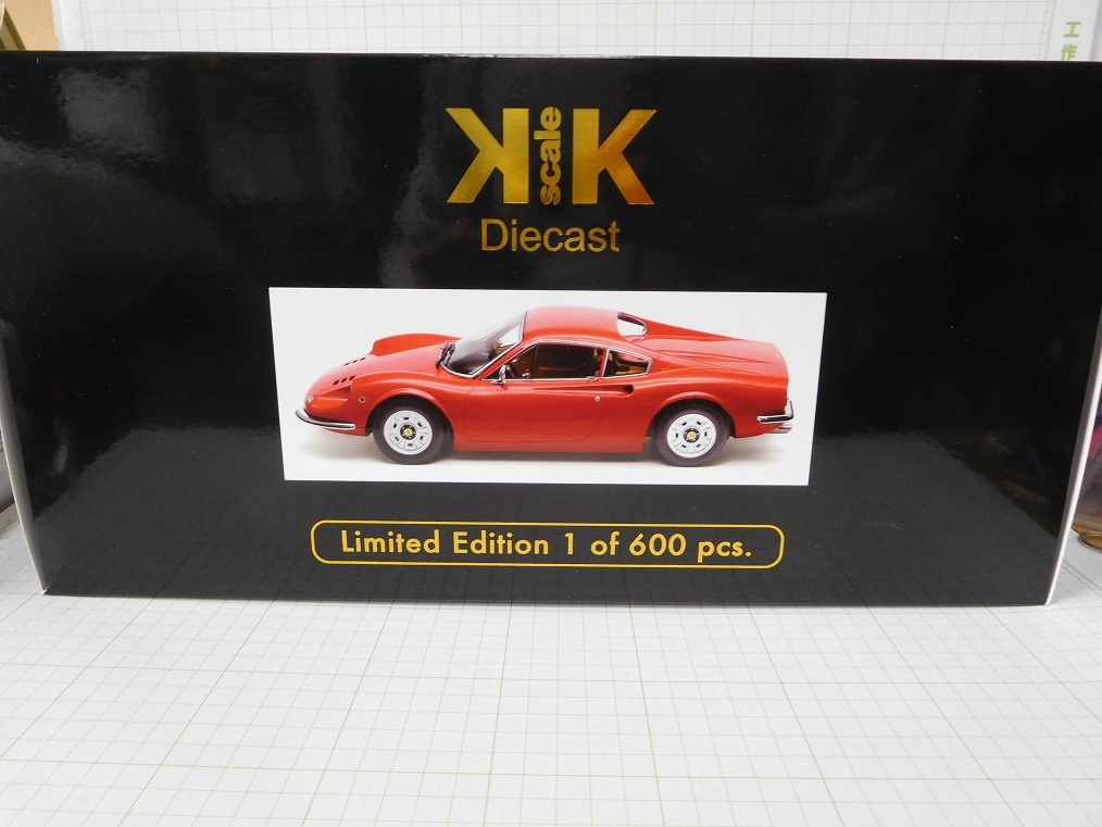 ◎KK-Scale 1/12 フェラーリ ディーノ 246GT red 1⁄12 ディーノ
