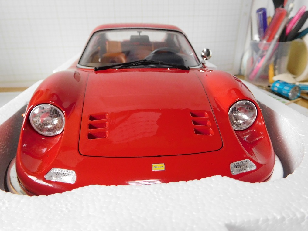 ◎KK-Scale 1/12 フェラーリ ディーノ 246GT red 1⁄12 ディーノ