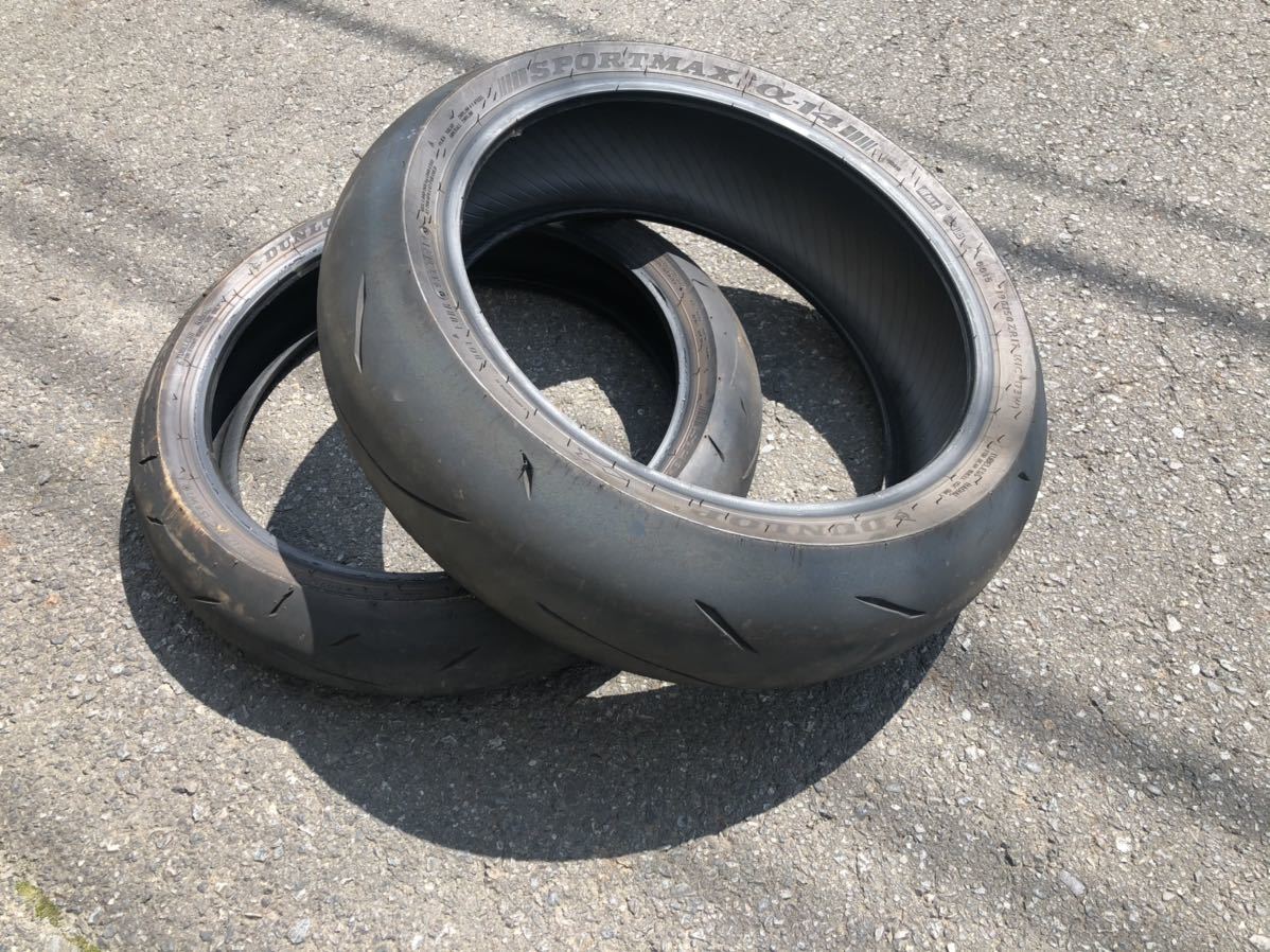 ダンロップ α14 スポーツマックス 120/70ZR17 190/50ZR17