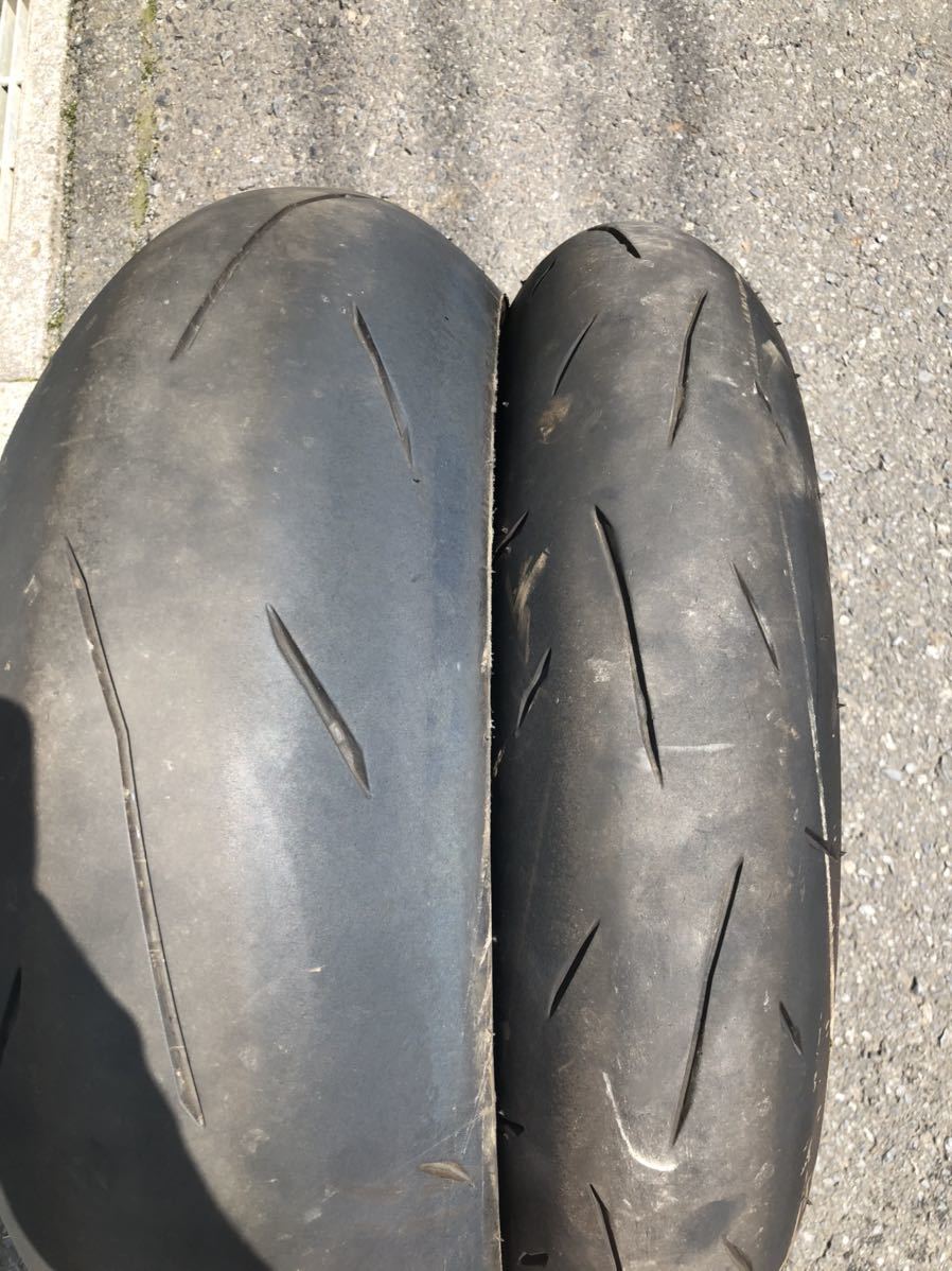 ダンロップ α14 スポーツマックス 120/70ZR17 190/50ZR17