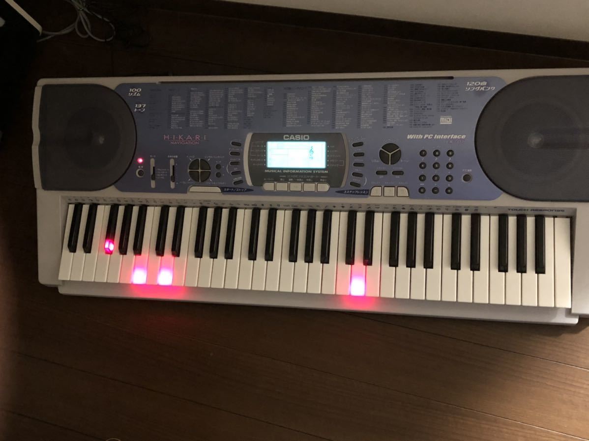 高品質，人気セール CASIO 光ナビゲーション キーボード(カシオ)｜売買されたオークション情報、yahooの商品情報をアーカイブ公開 - オークファン カシオ
