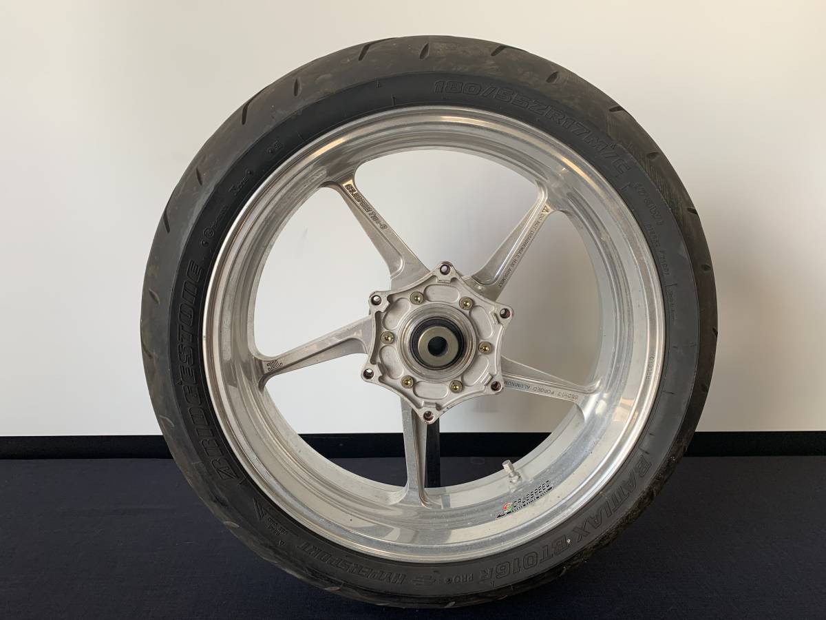 ゆう/4 ゼファー1100 (ZR10A) ゲイルスピード TYPE-C リアホイール タイヤ 180