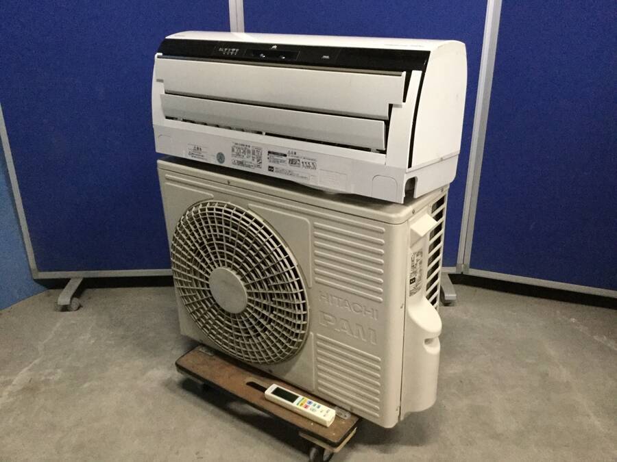 送料無料，人気 HITACHI RAS-ZJ56D2 W /RAC-ZJ56D2 2014年製 200V単相 ルームエアコン ジャンク品(12畳～)｜売買されたオークション情報、yahooの商品情報をアーカイブ公開 - オークファン 12畳～