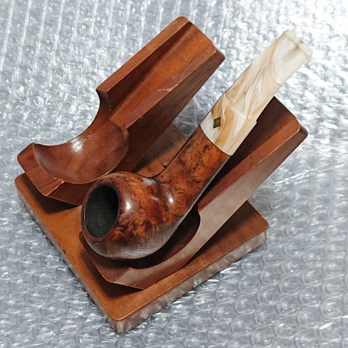 Dunhill パイプ置き台 木製年代物 パイプ&パイプ置き台 ダンヒル TORTOISE 736 喫煙具 dunhill 【公式通販】