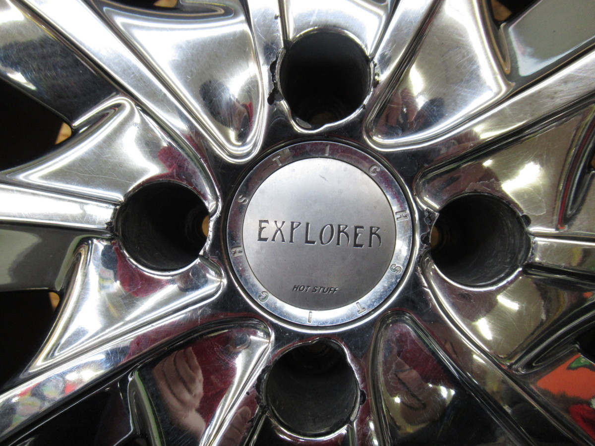 Explorer | Alloy 1FM5K8D8XHGB08722 Slotmag 1FM5K7D85HGD15674 ★1972AMZ　EXPLORER　17×7J 4/100 +30　アルミホイール　4本　中古
