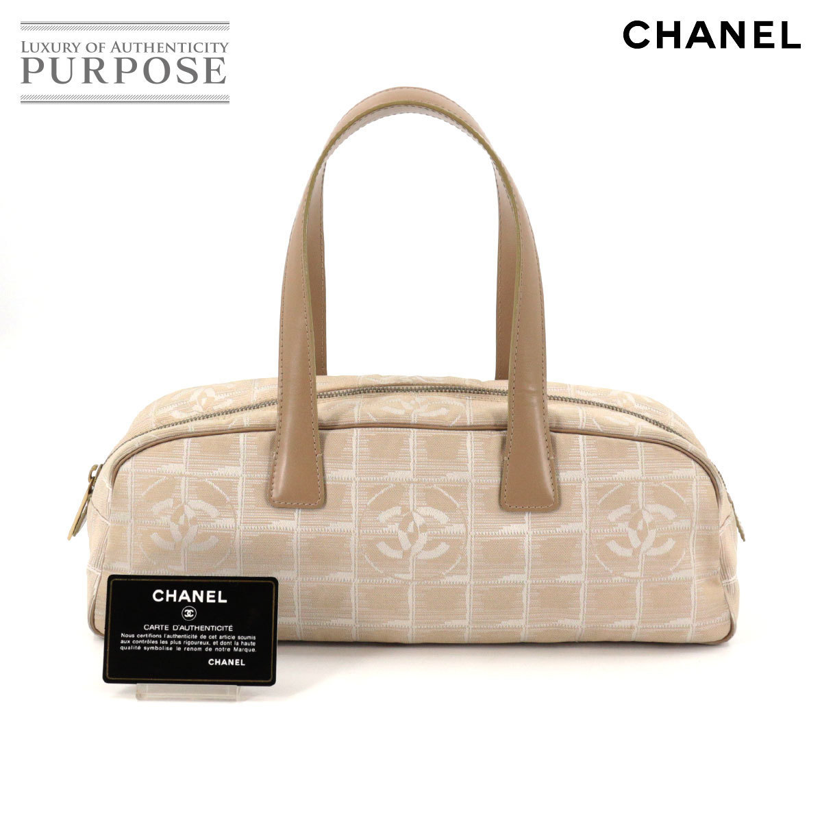 ニュートラベルライン シャネル CHANEL ミニボストンバッグ ナイロン 