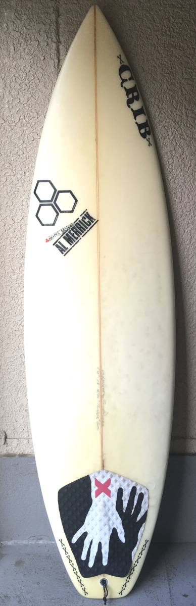 Channel Al Merrick Fred Islands Surfboard Rubble 5Ft White RUBBLE