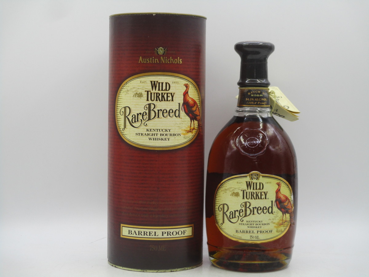 【お買い得，限定SALE】 同梱OK商品 WILD TURKEY Rare Breed ワイルドターキー レアブリード バーボンウイスキー 箱入 700ml 54 2％ 古酒 T37952(バーボン)｜売買されたオークション情報、yahooの商品情報をアーカイブ公開 - オー バーボン