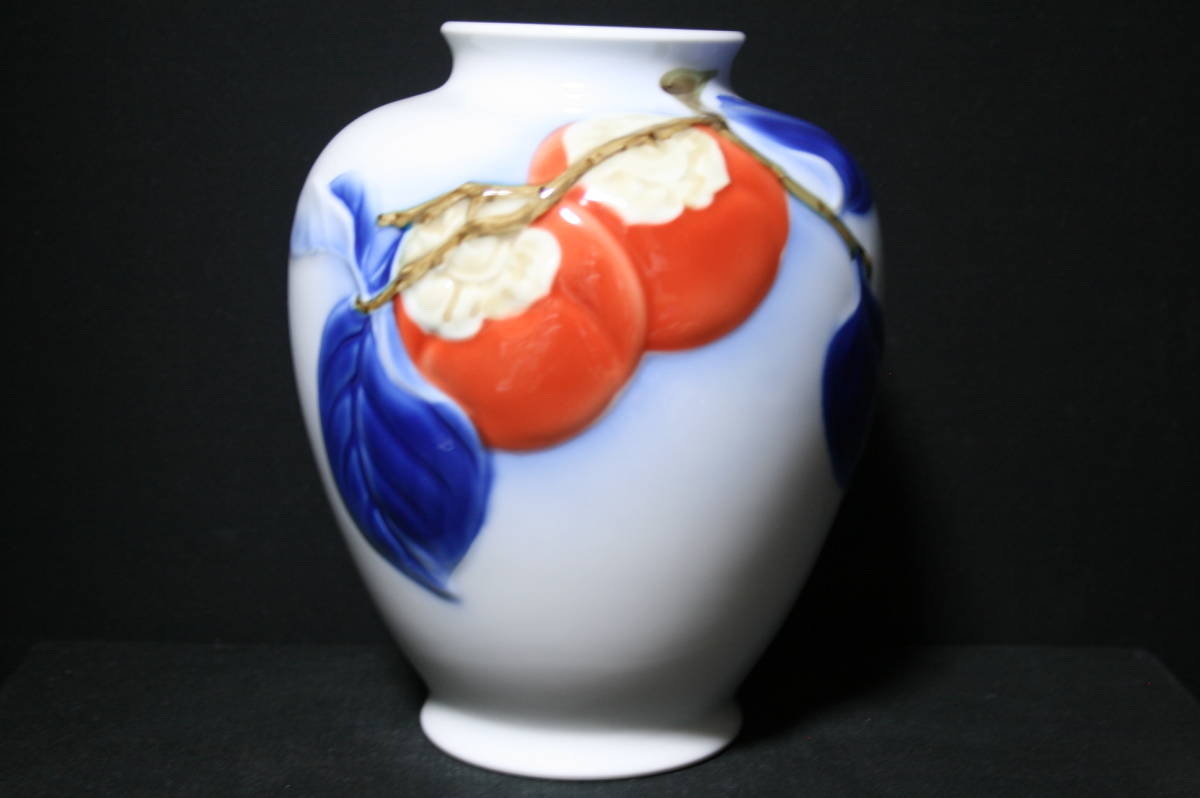 花瓶 花器 深川製磁 - ☆宮内庁御用達 有田焼 高さ19cm 花入れ 深川製