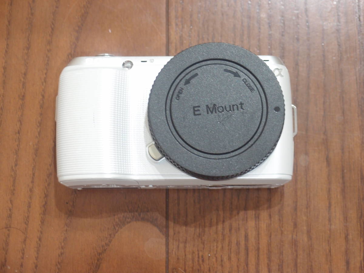 ▽やや難 SONY NEX-C3 ボディ ホワイト 動作品 ソニー ミラーレス SONY
