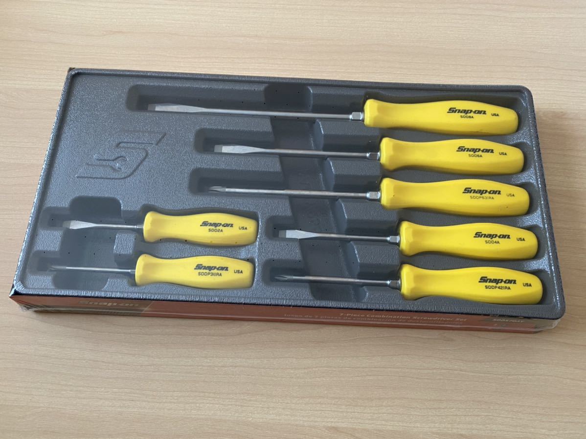スナップオン Snap-on ドライバーセット Yahoo!オークション イエロー